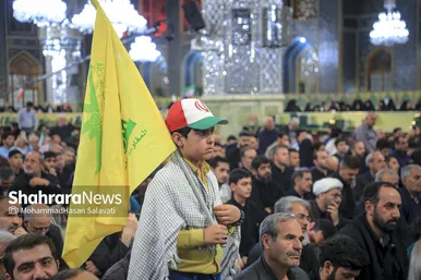 گزارش تصویری | مراسم چهلمین روز شهادت رهبر شهید انقلاب اسلامی در حرم مطهر رضوی