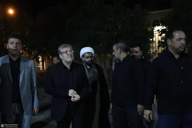 حضور شهردار مشهد و اعضای شورای شهر در مراسم عزاداری شب تاسوعای حسینی