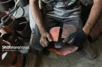 کارگاه مسگری در مشهد