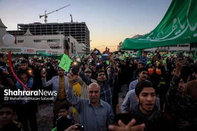 جشن مردمی بیعت با امام زمان (عج) در مشهد