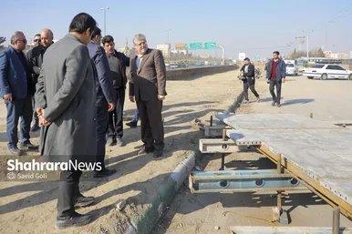 گزارش تصویری | بازدید شهردار مشهد از کارخانه‌های تولید آسفالت و بتن شهید مجیدی و پروژه احداث دوربرگردان غیرهم‌سطح شرقی ابوطالب
