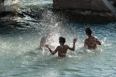 فرار از گرمای تابستان بوشهر
