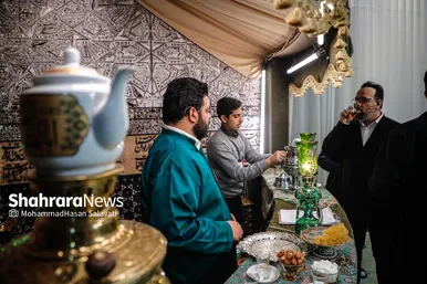 گزارش تصویری | پشت صحنه ویژه برنامه های سحر ماه رمضان تلویزیون در حرم مطهر رضوی