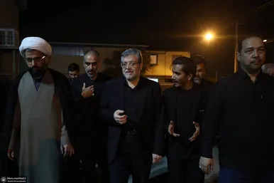 حضور شهردار مشهد و اعضای شورای شهر در مراسم عزاداری شب تاسوعای حسینی