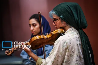 گزارش تصویری | تمرین ارکستر موسیقی ملی ایران