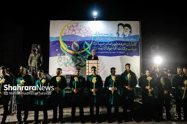 گزارش تصویری | گلباران حرم مطهر امام‌رضا(ع) در شب میلاد حضرت جوادالائمه(ع) (۲۱ دی ۱۴۰۳)