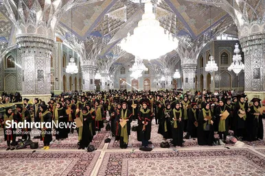جشن دانش آموختگان علوم پزشکی کشور در حرم مطهر رضوی