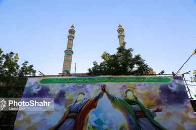 حال و هوای شهر مشهد در شب عید غدیر خم