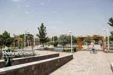 گزارش تصویری | آیین بهره‌برداری از بوستان قدس و آسفالت ۳۳ معبر عمومی در منطقه ۳ مشهد