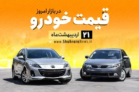 قیمت خودرو&zwnj;های داخلی در بازار امروز ۲۱ اردیبهشت ۹۹ +جدول