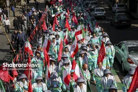 حضور بیش از ۷۰۰ نفر از نیرو&zwnj;های شهرداری مشهد در همایش بزرگ اربعین + فیلم