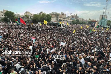 شهدای خدمت در آغوش مشهد