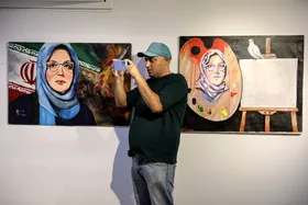 گرامیداشت شهیده منصوره عالیخانی در نمایشگاه &laquo;هنر در برابر جنگ&raquo;