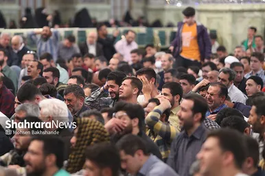 مراسم مناجات شب‌های ماه مبارک رمضان در حرم مطهر رضوی
