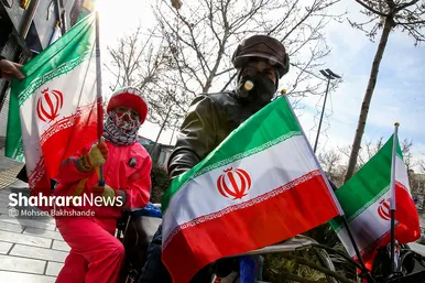 راهپیمایی خودرویی ۲۲ بهمن در مشهد - ۲