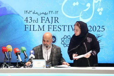 گزارش تصویری: نشست خبری دبیر چهل و سومین جشنواره فیلم فجر (۱۰ بهمن ۱۴۰۳)