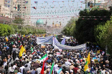راهپیمایی روز قدس در مشهد