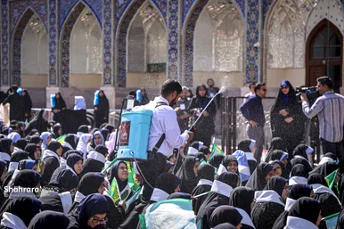 گزارش تصویری | آیین آغاز سال تحصیلی جدید در حرم مطهر رضوی