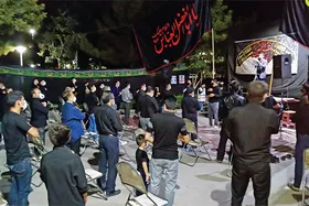 روایتی از برگزاری مراسم هیئت عزاداران مسجد النبی (ص) در بوستان ثامن مشهد