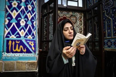 گزارش تصویری | اعتکاف بانوان در حرم امام رضا (ع)