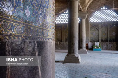 عکس‌هایی از ترک‌های مسجد سید اصفهان