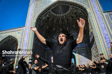 گزارش تصویری | عزاداری شهادت امام رضا (ع) در حرم مطهر رضوی