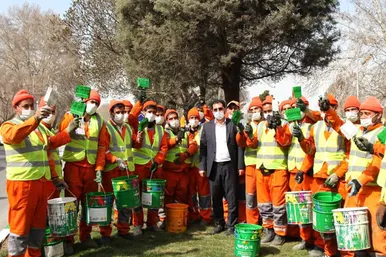 بازدید سرزده  سیدعبدالله ارجائی شهردار مشهدالرضا(ع) از طرح شهرتکانی نوروز ١٤٠١