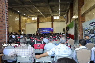 گزارش تصویری | آیین افتتاحیه ایستگاه آتش‌نشانی شماره ۵۷ و آغاز به کار ۳۵۶ آتش نشان جدید الاستخدام و ۲۱ بانوی آتش نشان