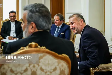دیدار مدیرکل آژانس بین‌المللی انرژی اتمی با وزیر خارجه