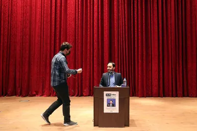 حضور سخنگوی دولت در جمع دانشجویان دانشگاه فردوسی مشهد