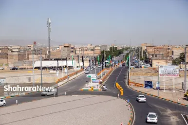 بهره‌برداری از پل دوم و اصلاح هندسی ورودی جاده سرخس به مشهد
