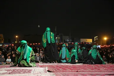 شبیه خوانی در محله ثامن مشهد