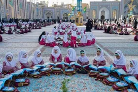 حضور ۵ هزار نونهال قرآنی در ششمین محفل &laquo;غنچه&zwnj;های رضوی&raquo; در حرم امام رضا (ع)