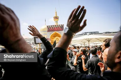گزارش تصویری | مراسم جاماندگان اربعین در حرم مطهر رضوی