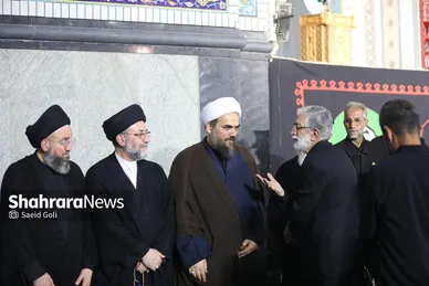 گزارش تصویری | مراسم بزرگداشت رهبر شهید ایران در حرم مطهر امام رضا (ع)