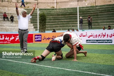 گزارش تصویری | مسابقات کشتی چوخه در شهر تاریخی خانلق