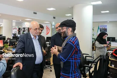بازدید اعضای شورای اسلامی شهر مشهد از روزنامه شهرآرا