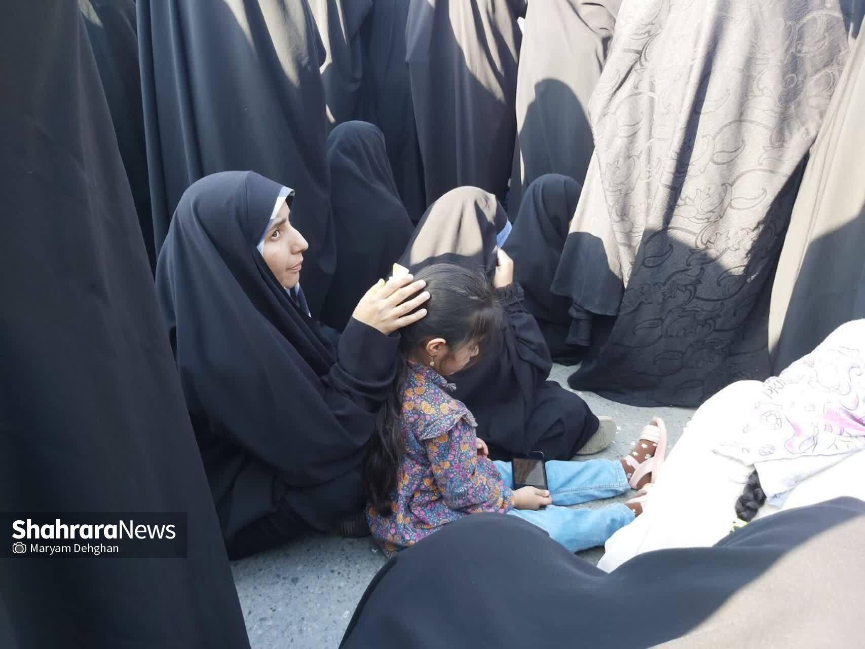 مادرانه‌های بانوان مشهدی در فراق شهادت خادم الرضا (ع) و یارانش + تصاویر