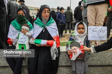 گزارش تصویری | راهپیمایی روز قدس ۱۴۰۴ در مشهد-۲