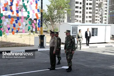 مراسم بهره برداری از طرح ۸۸۸ واحدی منازل سازمانی ارتش در مشهد