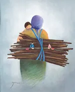 گپ وگفت با عفت امجدی پور، هنرمند مشهدی و برگزیده جشنواره کارتون توریسم ترکیه