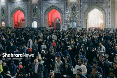 گزارش تصویری | مراسم احیای دومین شب قدر در حرم مطهر امام رضا (ع)
