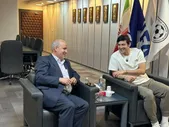 دیدار سردار آزمون با مهدی تاج در فدراسیون فوتبال (۲۹ شهریور ۱۴۰۵)
