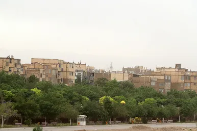 گرد و خاک صبحگاهی در مشهد