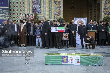 گزارش تصویری | مراسم تشییع پیکر مطهر شهید مدافع امنیت «مهدی ظریف» در مشهد ۲