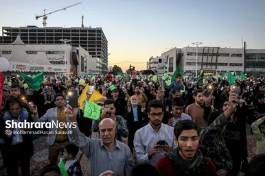 جشن مردمی بیعت با امام زمان (عج) در مشهد
