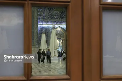 گزارش تصویری | حال و هوای حرم مطهر رضوی در شب عید سعید غدیر خم