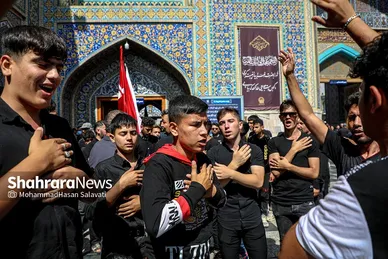 عزاداری روز شهادت امام رضا (ع) در حرم مطهر رضوی