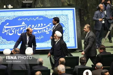 عکس‌هایی از آغاز مجلس دوازدهم توسط هیئت رئیسه سنی