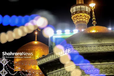 چراغانی و گل آرایی حرم مطهر رضوی در دهه کرامت